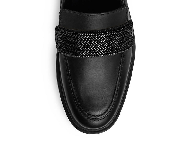 Metallic Beads - Classic Loafer Black PS1