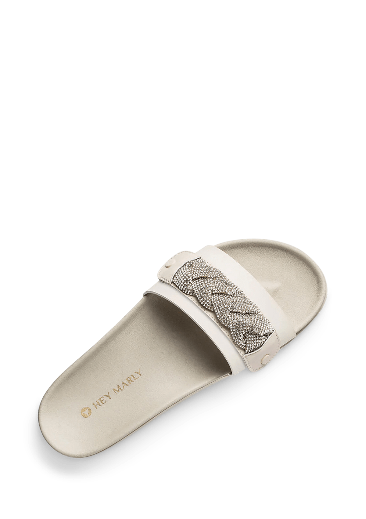 Braided Glitter - Casual Clean Crema