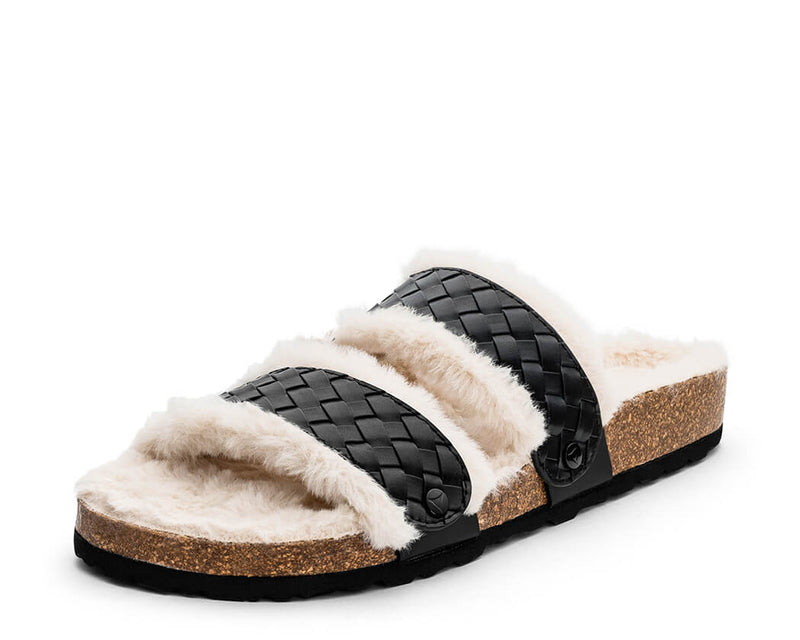 Urban Twist PS2 - Casual Cork Fur Black PS2