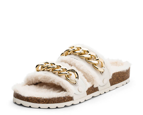 Gold Chain PS2 - Casual Cork Fur Cognac PS2