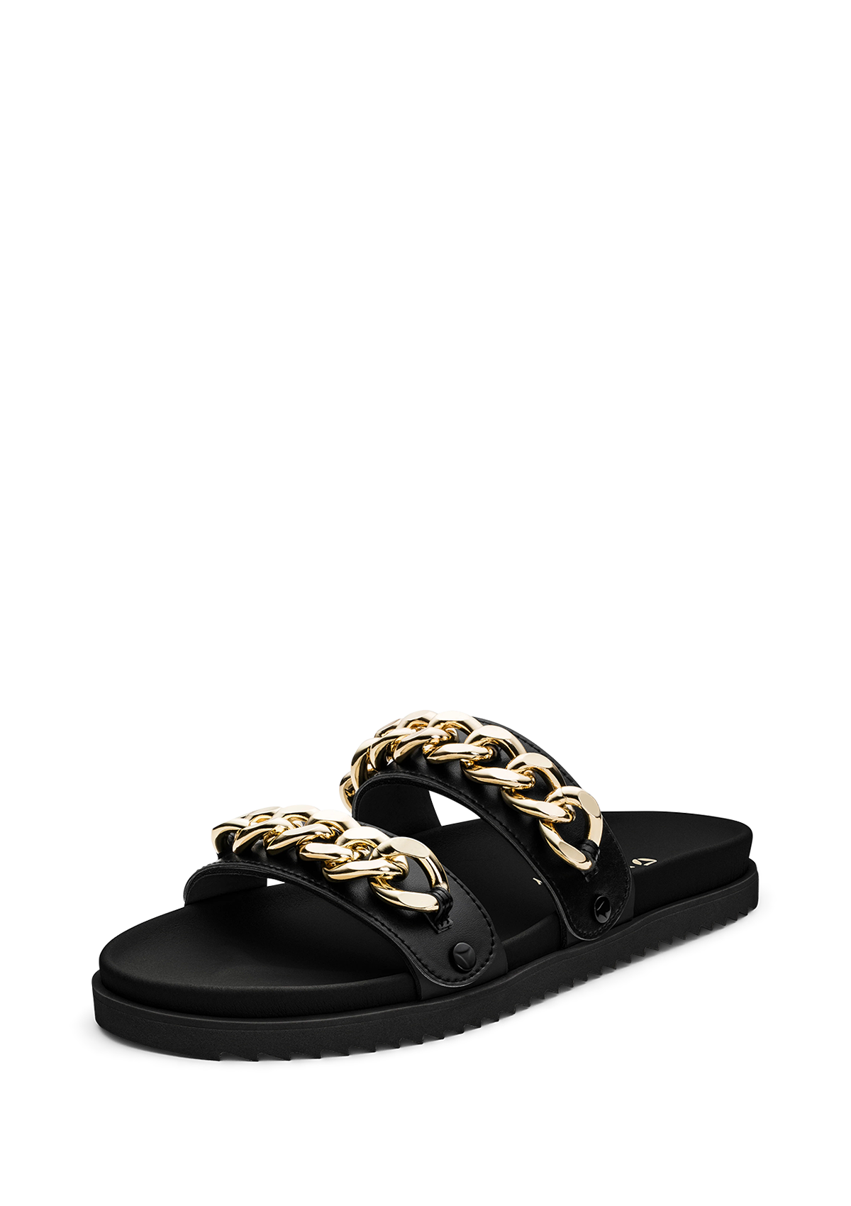 Gold Chain - Casual Clean Black