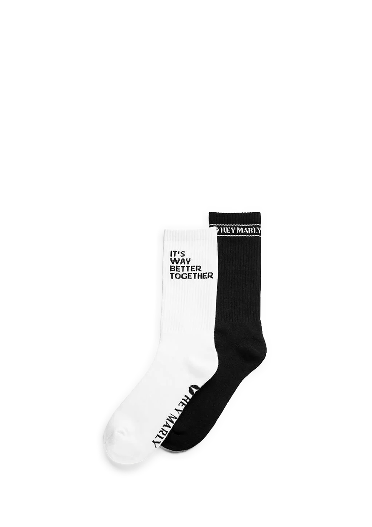 Signature Socks - Black/White