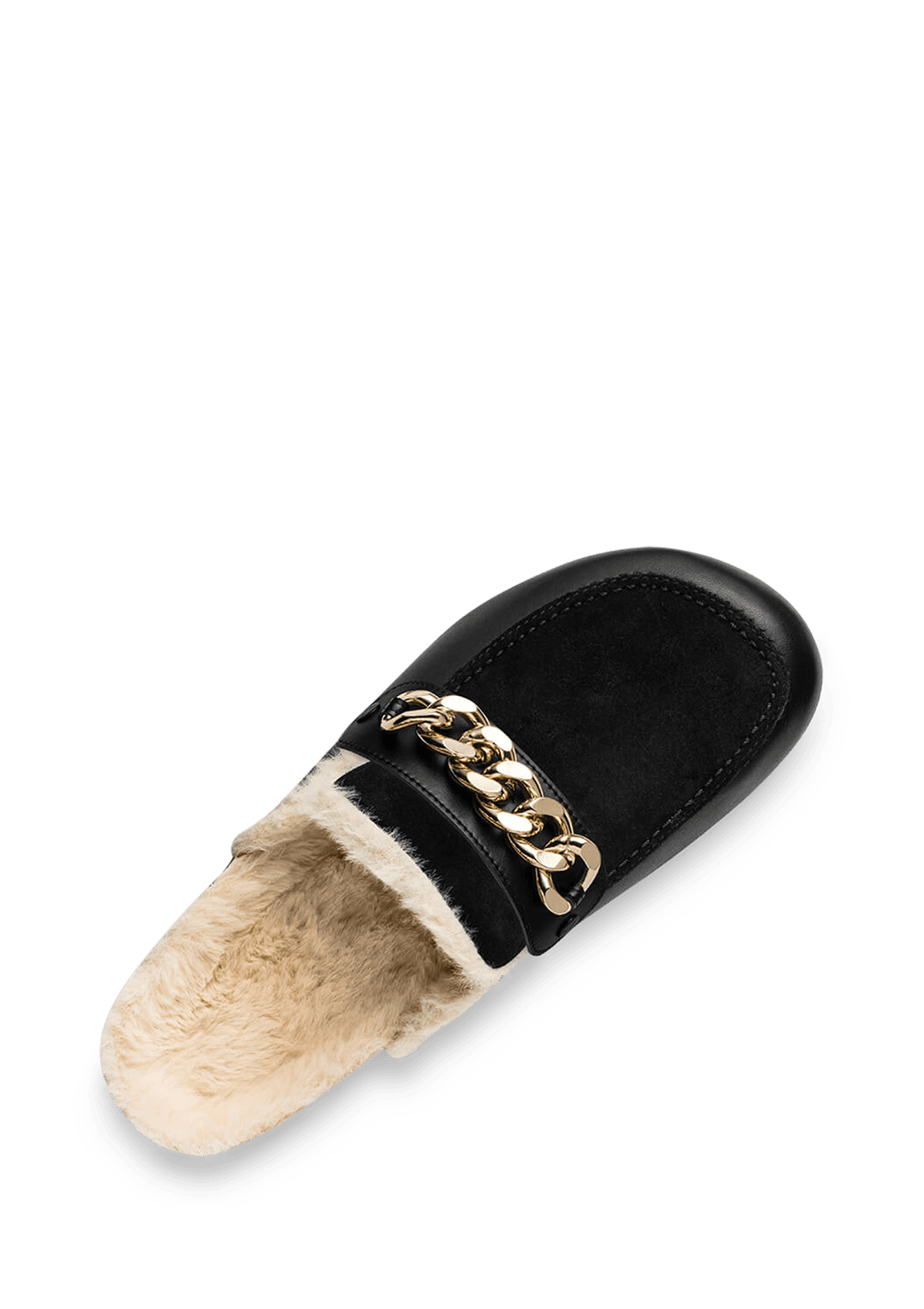 Gold Chain - Cloafer Fur Black