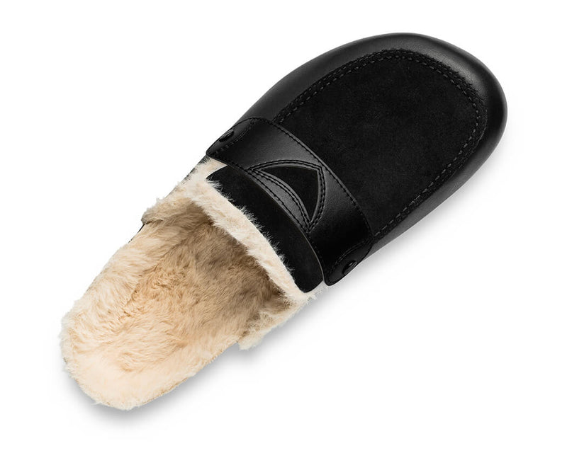 Plain Penny - Cloafer Fur Black PS1