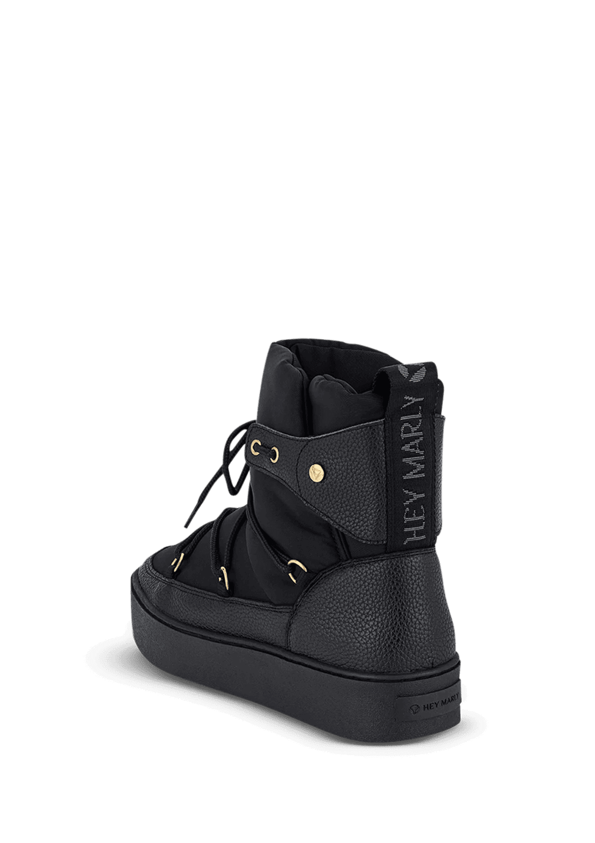 Cozy Lace Up - Black