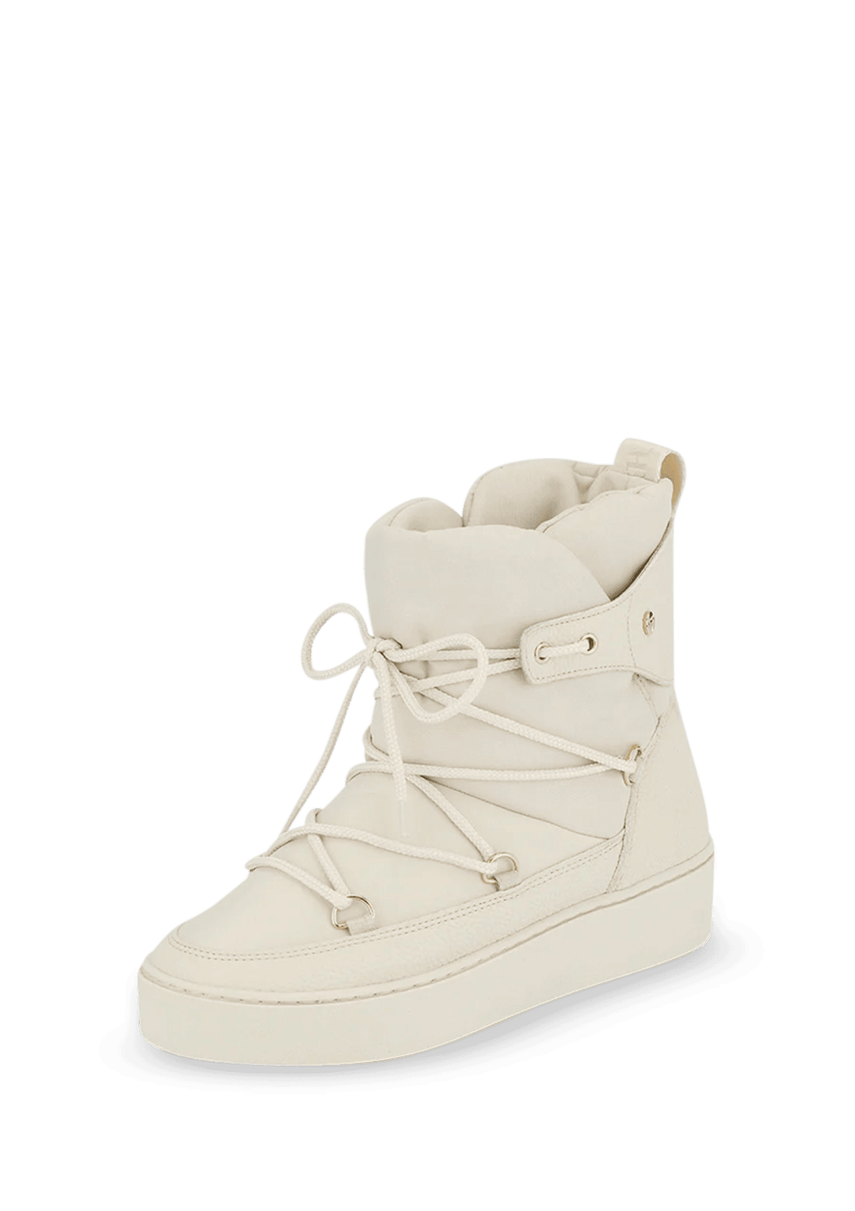 Cozy Lace Up - Crema