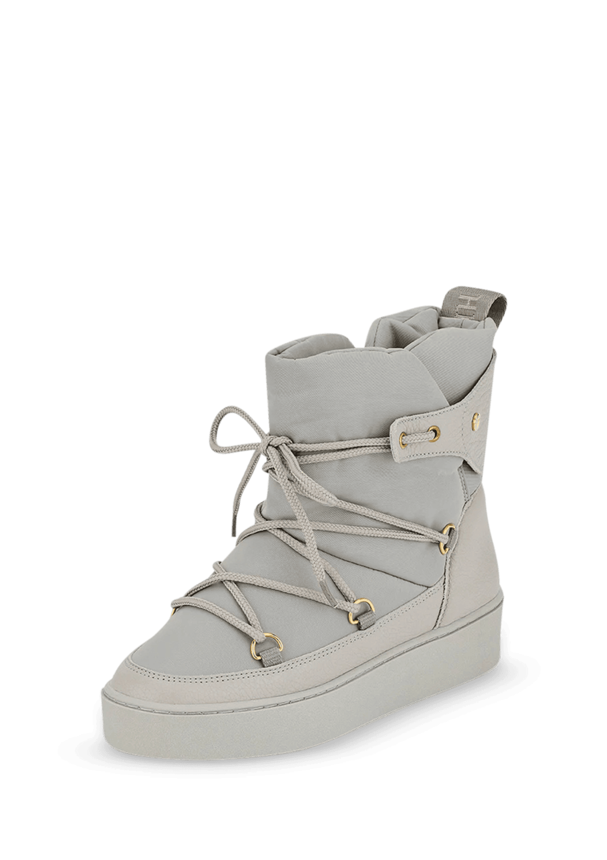 Cozy Lace Up - Greige