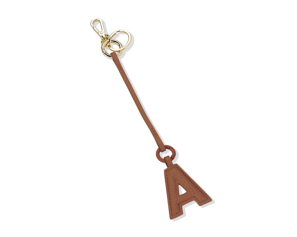 Bag Tag Letter - Cognac