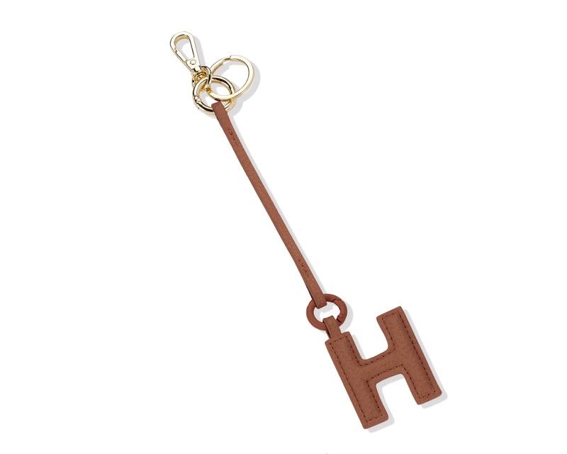 Bag Tag Letter - Cognac