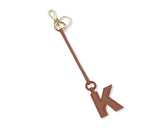 Bag Tag Letter - Cognac