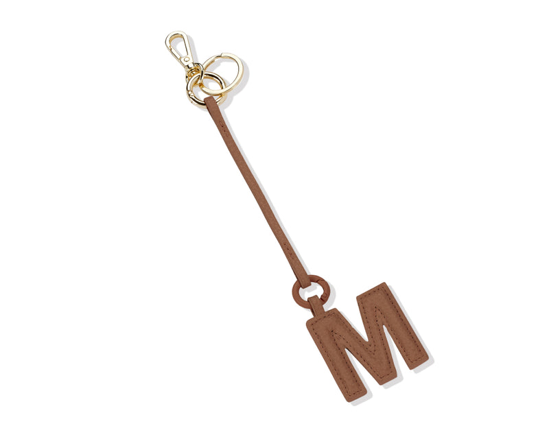 Bag Tag Letter - Cognac