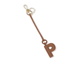 Bag Tag Letter - Cognac