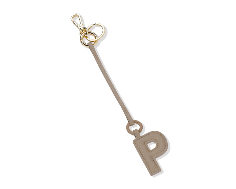 Bag Tag Letter - Mocha