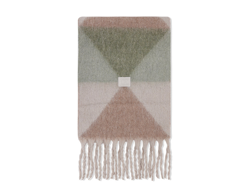 Hey Beanie & Cozy Scarf - Mocha / Green