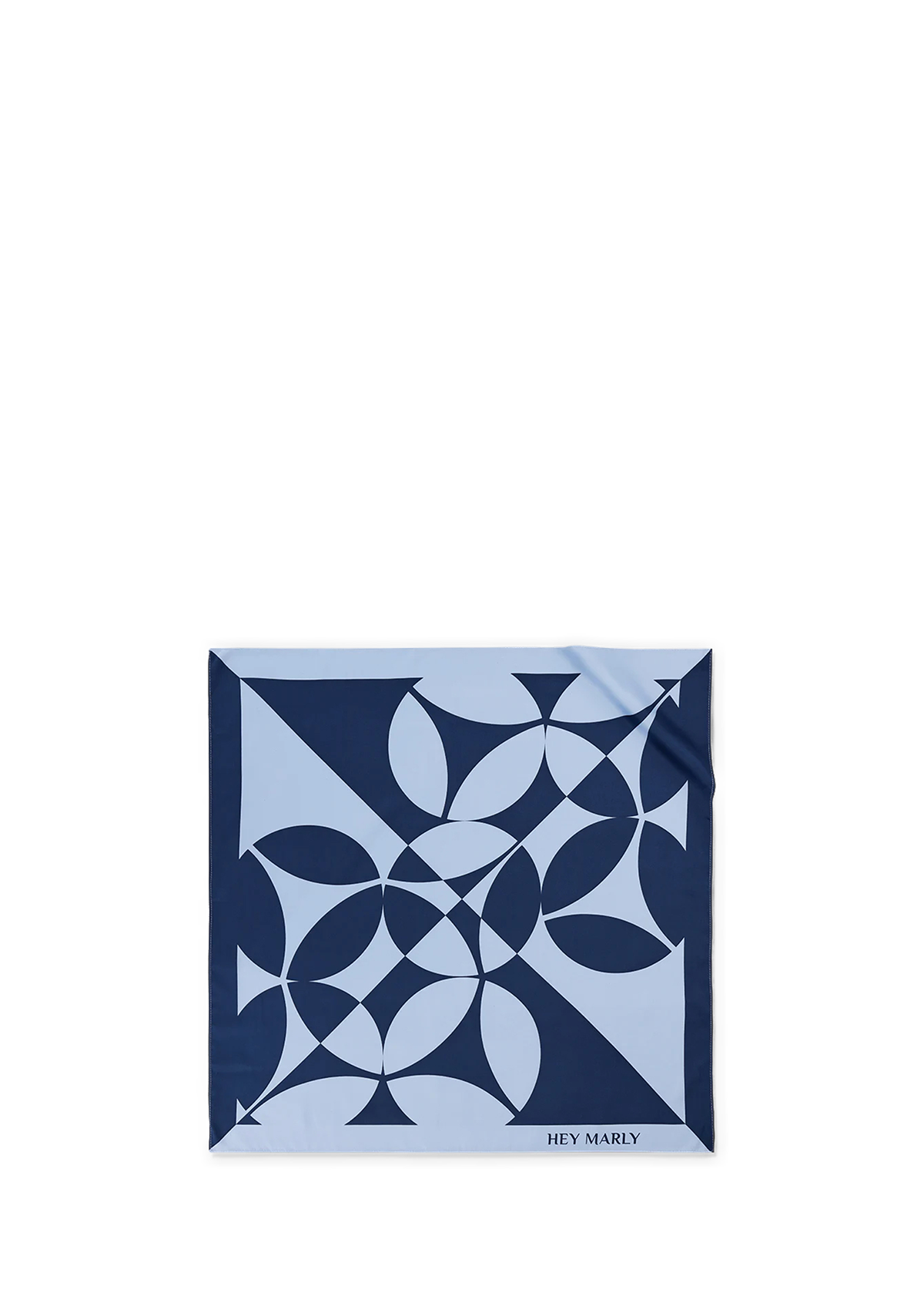 Silky Star Logo Print - Blue/Dark Blue