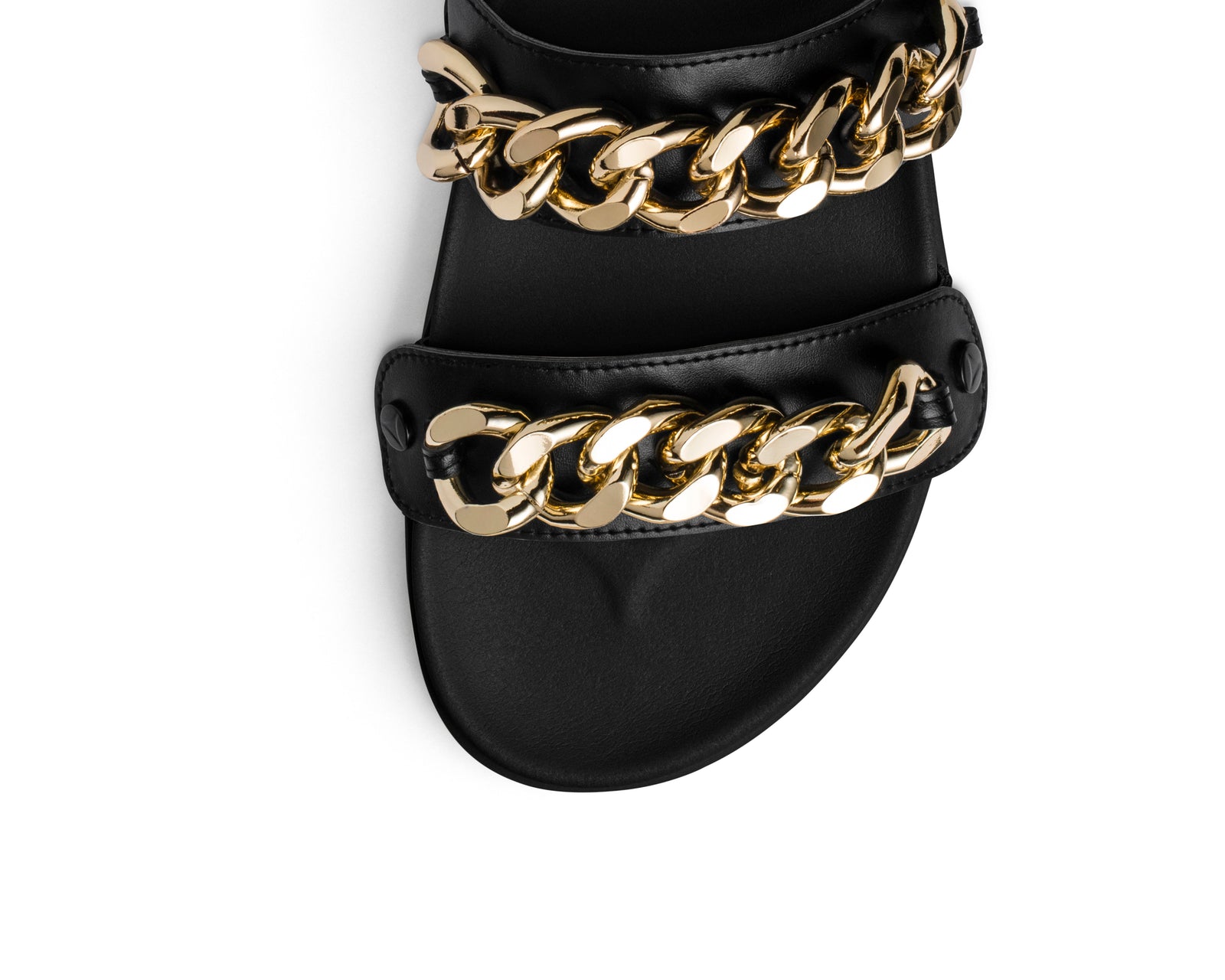 Black and gold sandals on sale