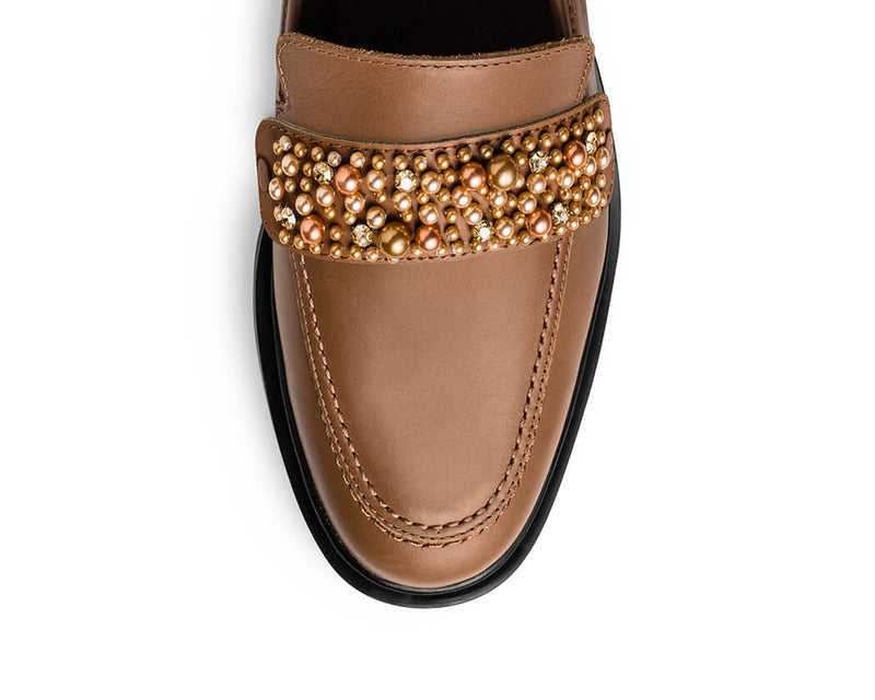 Precious Pearl - Classic Loafer Cognac PS1