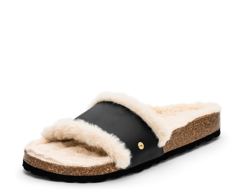 Casual Cork Fur Black PS1