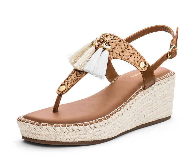 Pom de Cassis - Wedge Bast Mid Cognac TS