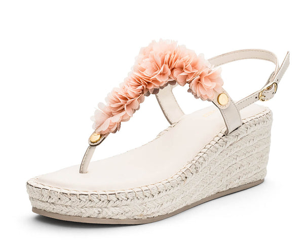 Soft Flower - Wedge Bast Mid Crema TS