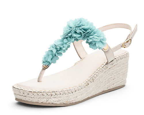 Soft Flower - Wedge Bast Mid Crema TS