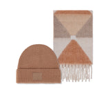 Hey Beanie & Cozy Scarf - Sand / Crema